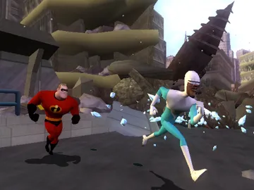 Disney-Pixar The Incredibles - Rise of the Underminer screen shot game playing